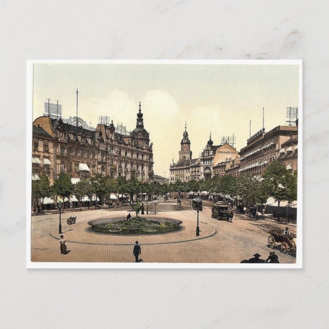 Ross Market, Frankfort on Main (i.e. Frankfurt am Postcard (Front)