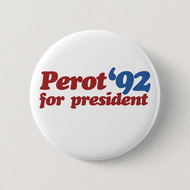 Ross Perot 1992 Button (Front)
