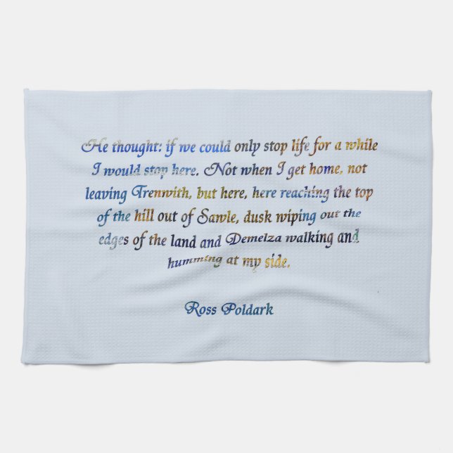 Ross Poldark Kitchen Towel (Horizontal)