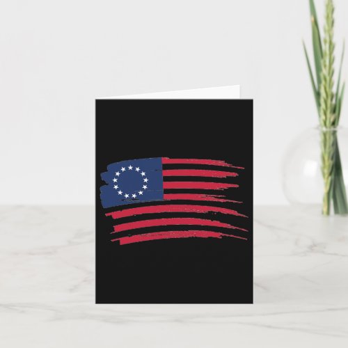 Ross Shirt 4th Of July American Flag 1776 Vintage  Card