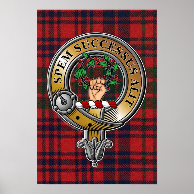 Ross Tartan & Badge Poster (Front)