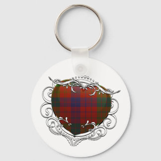 Ross Tartan Heart Keychain