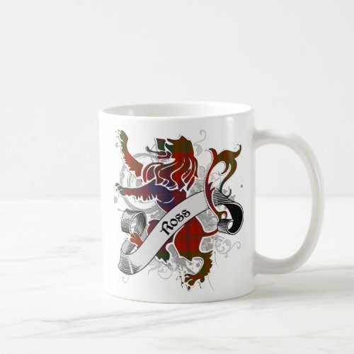 Ross Tartan Lion Coffee Mug