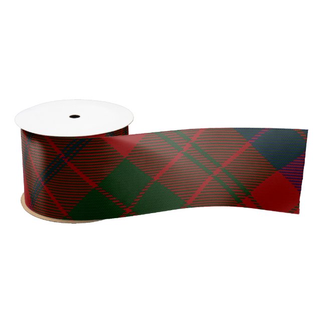 Ross Tartan (modern version) Satin Ribbon (Spool)