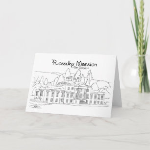 Rossdhu Mansion Scotland Card