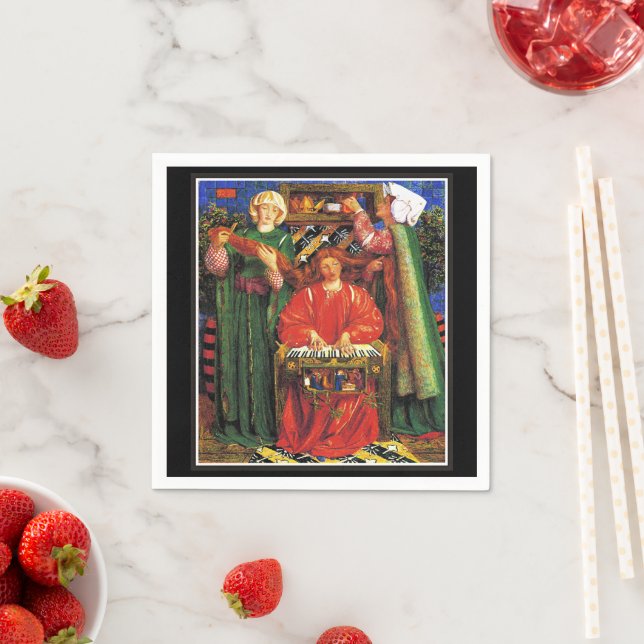 Rossetti - A Christmas Carol Napkins (Insitu)