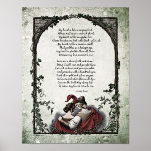 Rossetti "Love" Victorian Art Poem 11x14 Poster