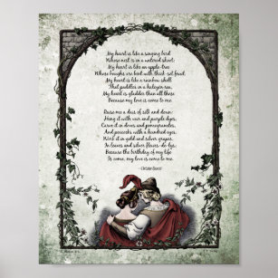 Rossetti "Love" Victorian Art Poem 8x10 Poster