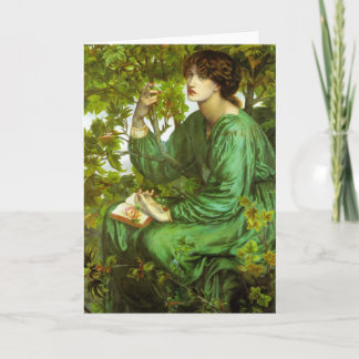 Rossetti The Day Dream Greeting Card