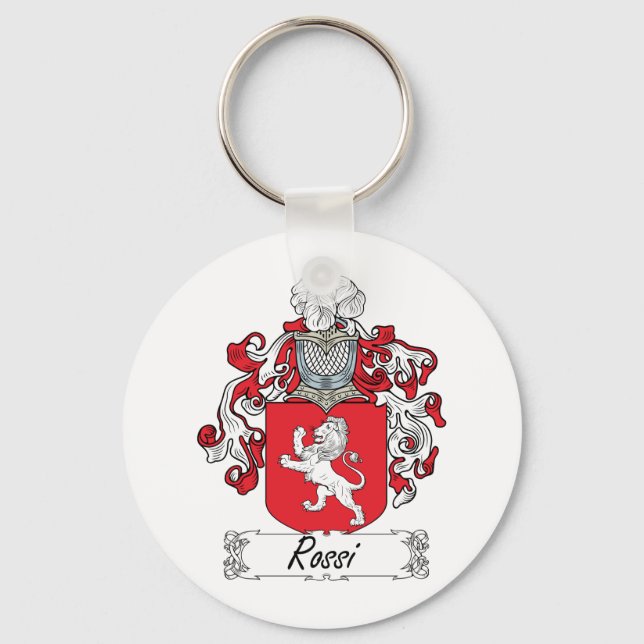 Rossi Family Crest Keychain (Front)