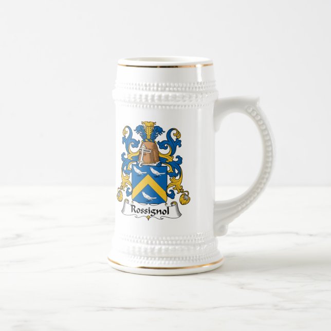 Rossignol Family Crest Beer Stein (Right)