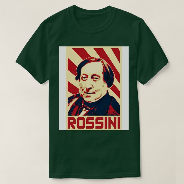 Rossini Retro T-Shirt (Design Front)