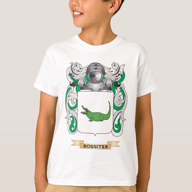 Rossiter Coat of Arms (Family Crest) T-Shirt (Front)