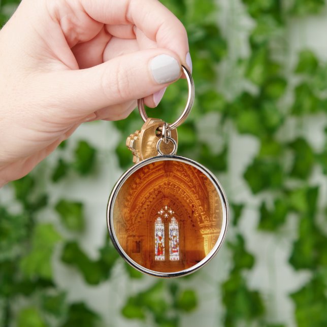 Rosslyn Chapel Interior Keychain (Hand)