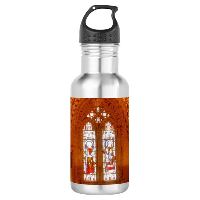 Rosslyn Chapel Interior Stainless Steel Water Bottle (Front)