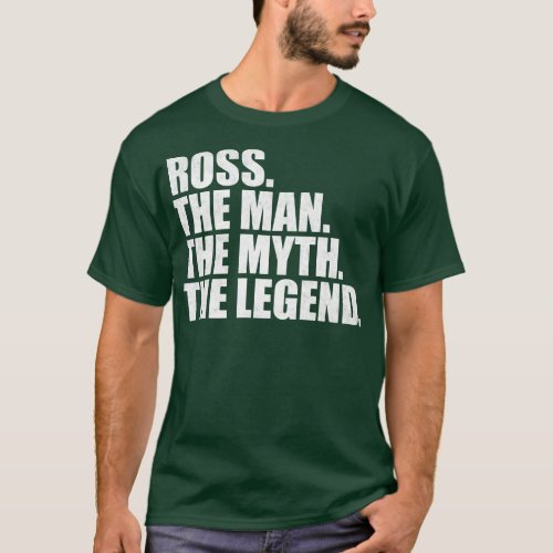 RossRoss Family name Ross last Name Ross Surname R T_Shirt