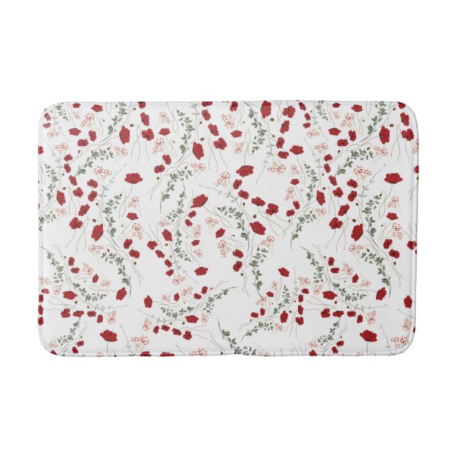 RossyRed  Bath Mat (Front)