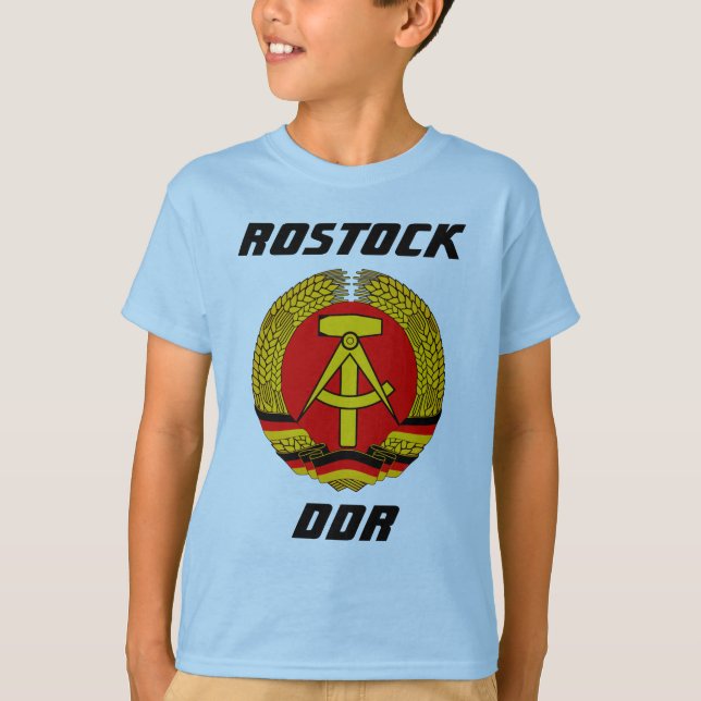 Rostock, DDR, Rostock, Socialist East Germany T-Shirt (Front)