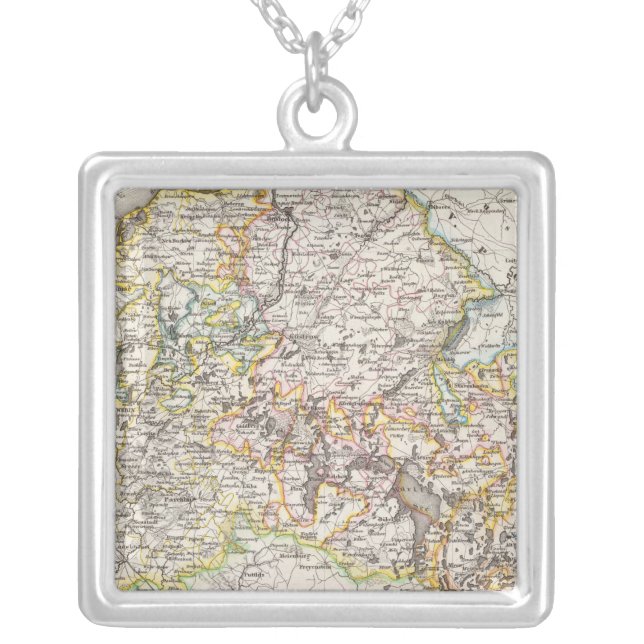 Rostock Germany Silver Plated Necklace (Front)