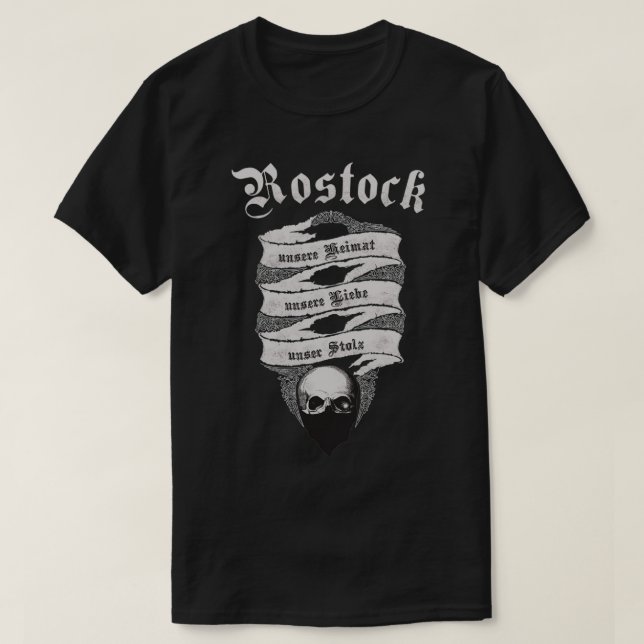 Rostock our home love and pride Ultras Supporters T-Shirt (Design Front)