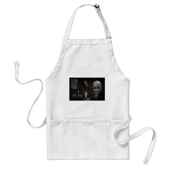 roswell alien adult apron (Front)
