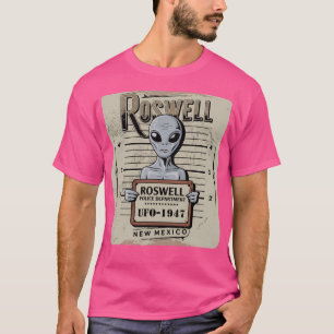 Roswell Alien Mugshot - 1947 T-Shirt