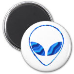 Roswell Alien Round Magnet