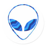 Roswell Alien Sticker