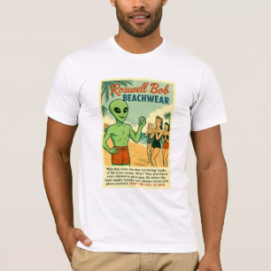 Roswell Aliens 1950's Beachwear Retro T-Shirt