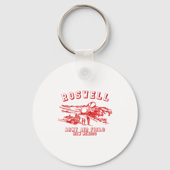 Roswell Army Air Field New Mexico _1  Keychain (Front)
