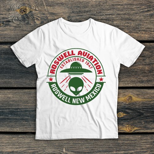Roswell Aviation Established 1947 T_Shirt