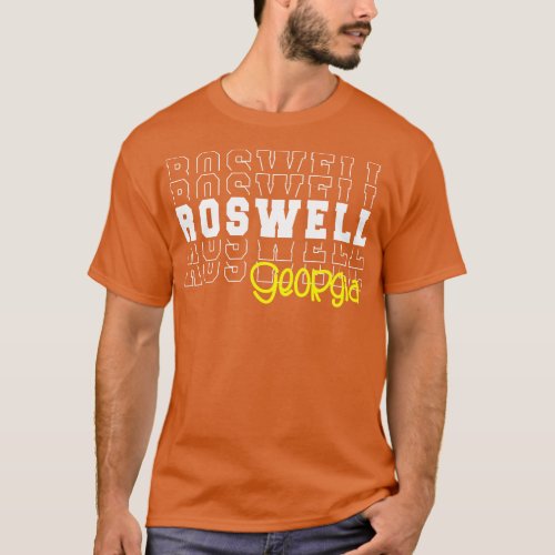 Roswell city Georgia Roswell GA T_Shirt