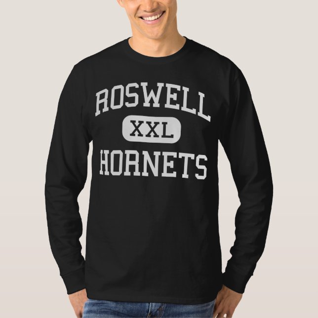 Roswell - Hornets - High School - Roswell Georgia T-Shirt (Front)