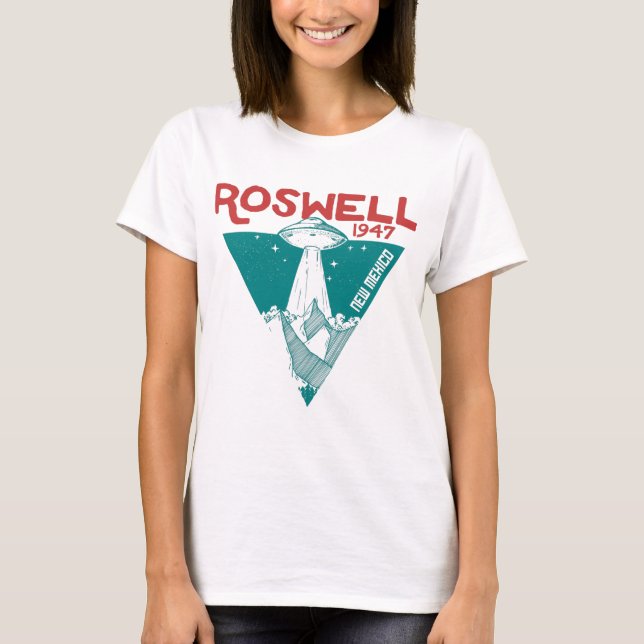 Roswell incident new mexico 1947 aliens crash T-Shirt (Front)