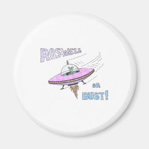 ROSWELL magnet (white)
