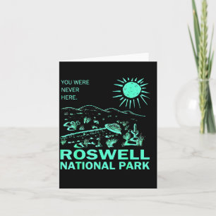 Roswell National Park New Mexico  Card
