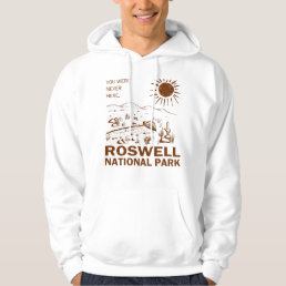 Roswell National Park UFO Flying Saucer Aliens Hoodie