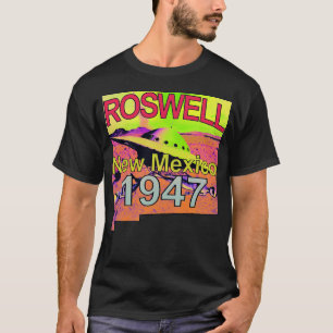 Roswell New Mexico 1947 s Trippy Psychedelic Tie T-Shirt