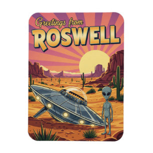 Roswell New Mexico Alien Magnet