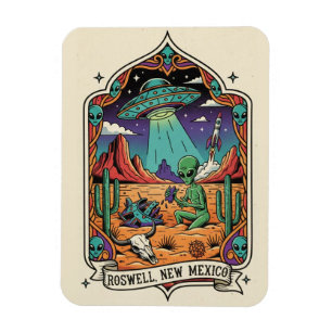 Roswell New Mexico Alien Magnet