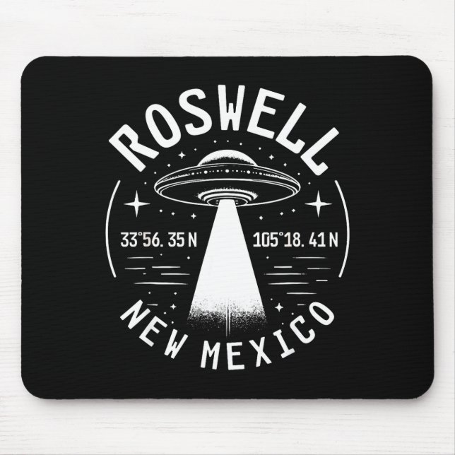 Roswell New Mexico Alien Ufo Area 51  Mouse Pad (Front)