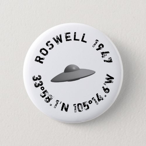 Roswell New Mexico badge Button