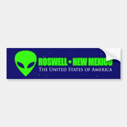 Roswell New Mexico Bumper Sticker