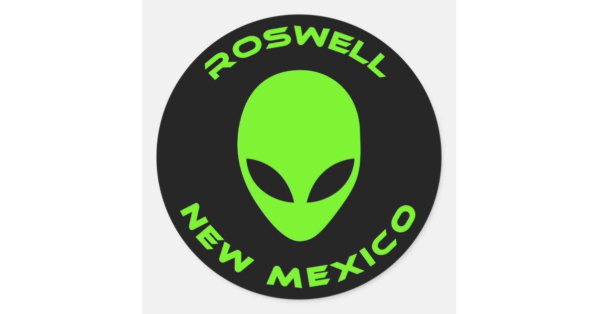 Roswell, New Mexico Classic Round Sticker Zazzle