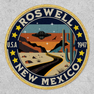 Roswell New Mexico Classic UFO Scenery Patch