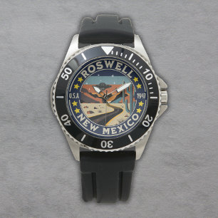 Roswell New Mexico Classic UFO Scenery Watch