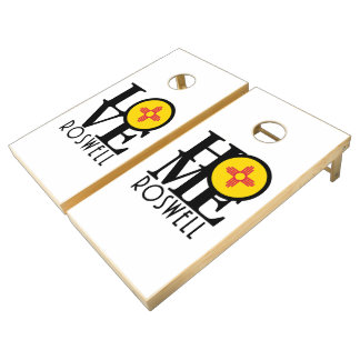 Roswell New Mexico Cornhole Set