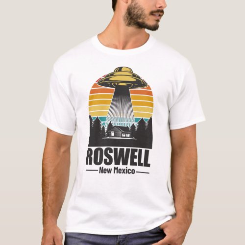 Roswell New Mexico Funny Alien UFO Gift T_Shirt