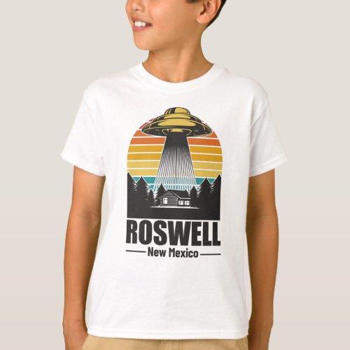 Roswell New Mexico Funny Alien UFO Gift T_Shirt