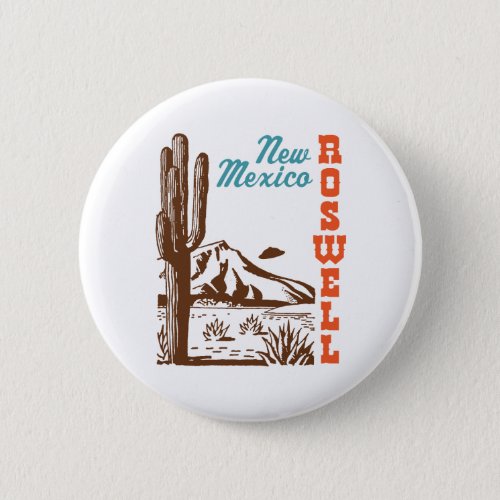 Roswell New Mexico Pinback Button